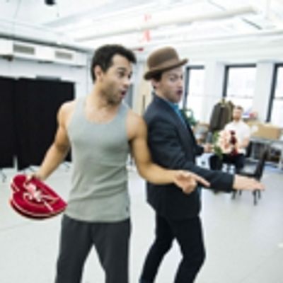 Photo Flash: In Rehearsal with Corbin Bleu, Bryce Pinkham, Lora Lee Gayer and More for Broadway's HOLIDAY INN