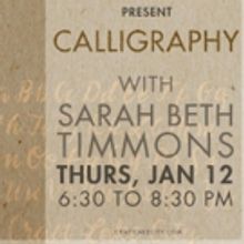 Craft Lake City and West Elm to Host Calligraphy Workshop This Winter