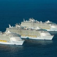 World's Three Largest Cruise Ships Meet For The First Time At Sea