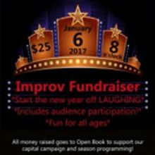 Open Book Theatre Company to Host Improv Fundraiser 1/6/2017