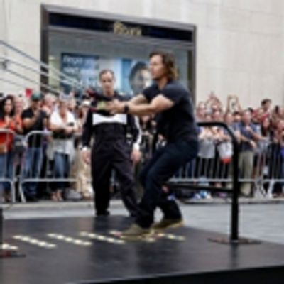 VIDEO: Mark Wahlberg Shoots Watermelons with Giant Slingshot on TONIGHT SHOW