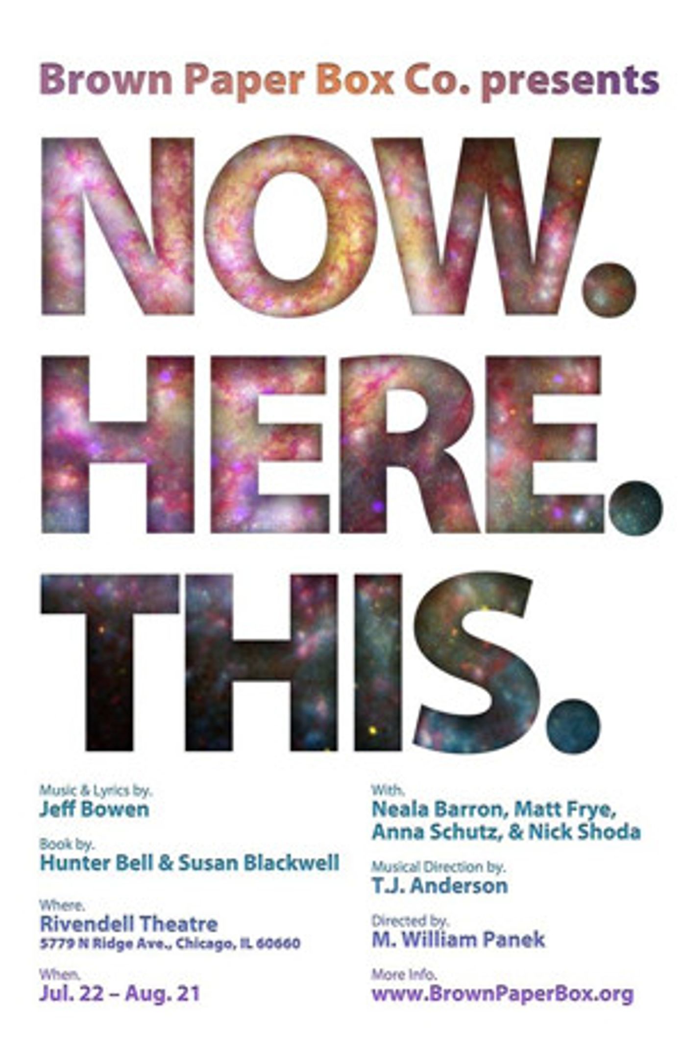 Photo Flash: NOW. HERE. THIS. In Rehearsal  Image