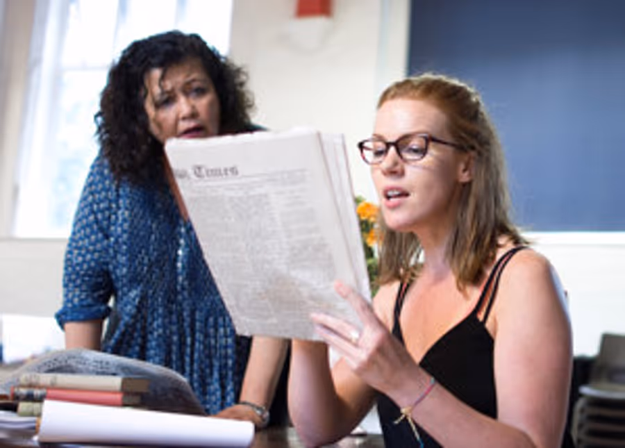 Photo Flash: In Rehearsal With The UK Tour Of NIGHT MUST FALL Image