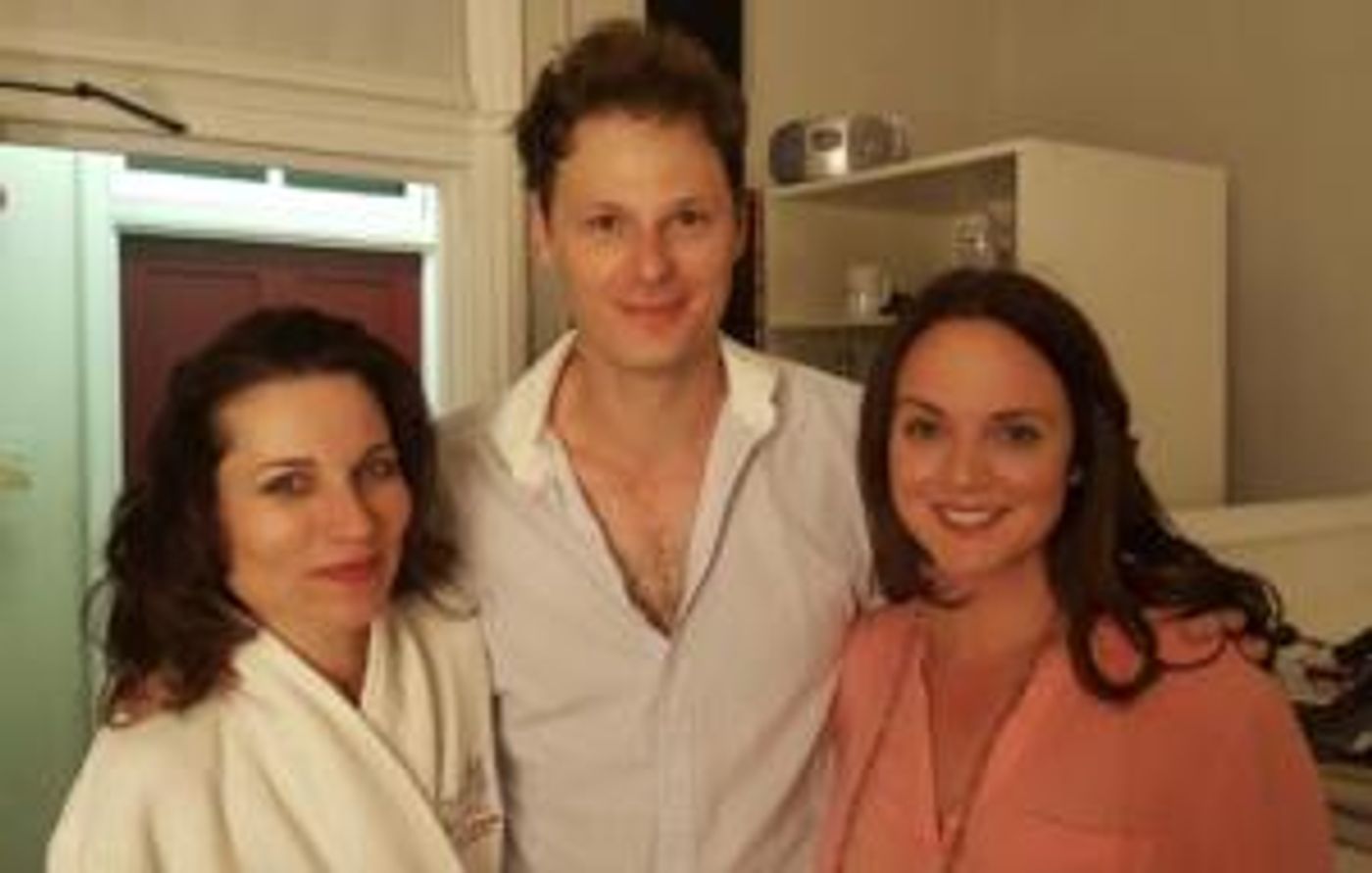 Photo Flash: Melissa Errico Surprises Cast of West End's HIGH SOCIETY Photo Flash: Melissa Errico Surprises Cast of West End's HIGH SOCIETY Image