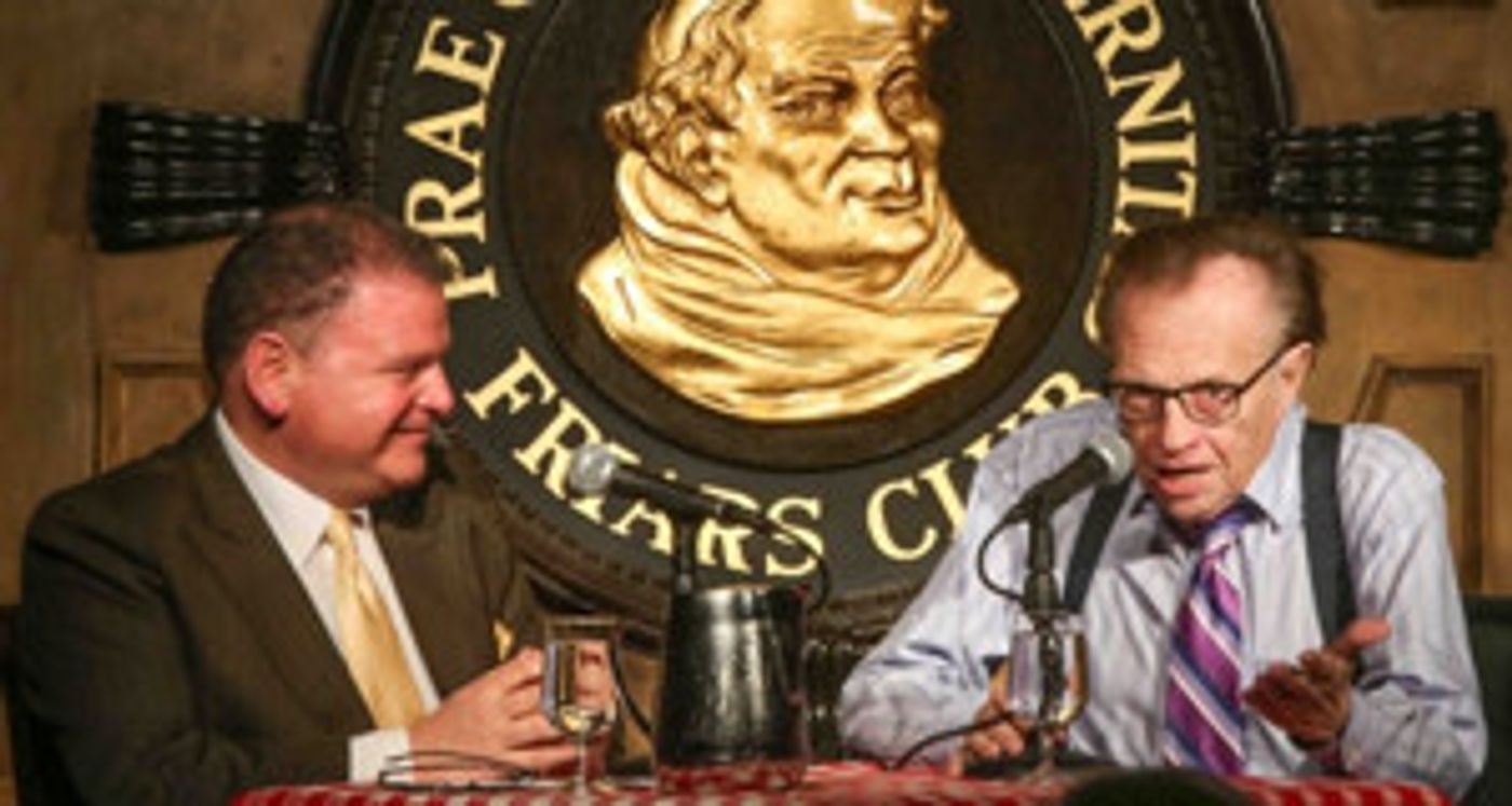 Photo Coverage: The Tables Are Turned - Larry King Gets Interviewed at the Friars Club  Image
