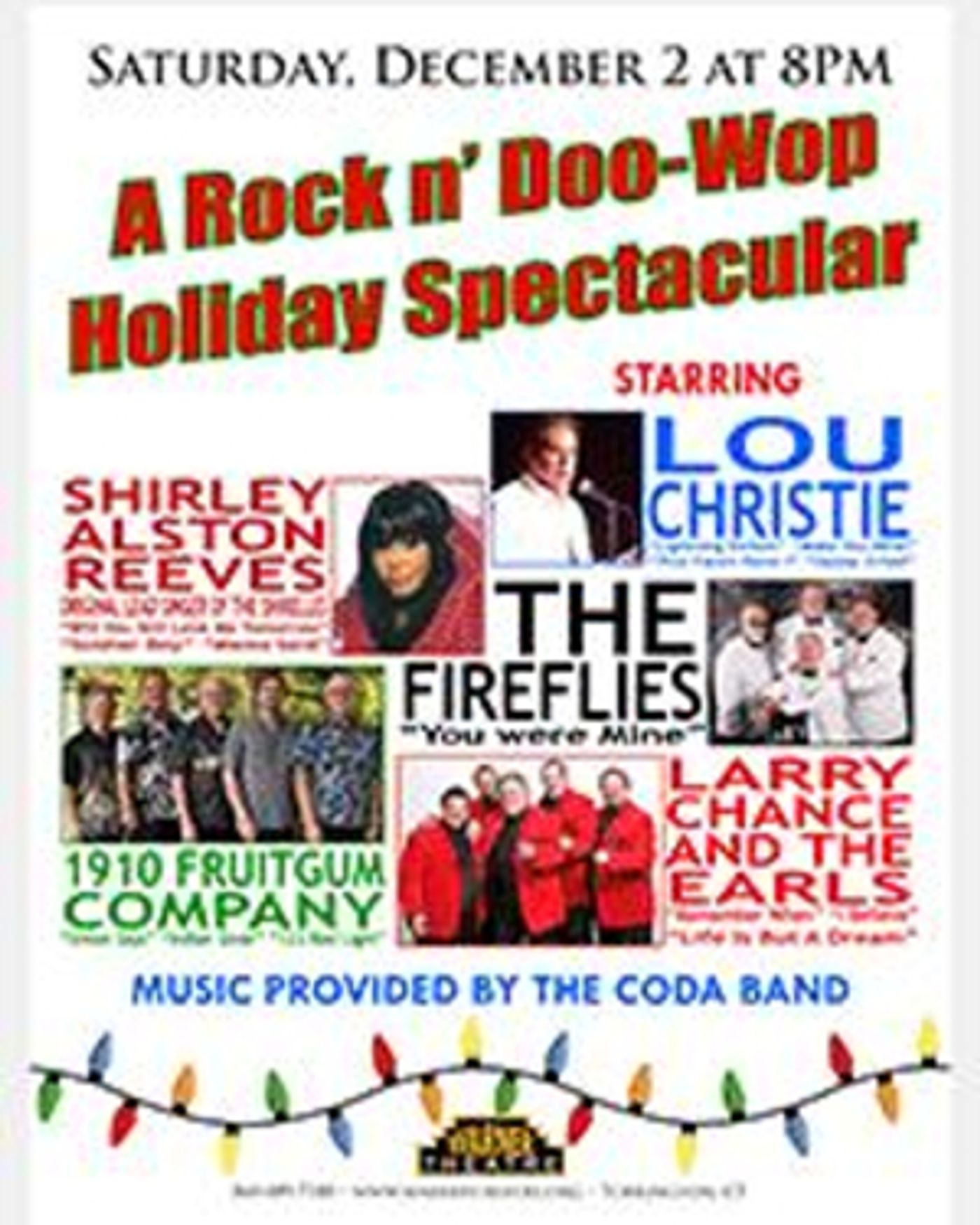 Five Big Names of the '60s Headed to Warner Theatre for A ROCK 'N DOO WOP HOLIDAY SPECTACULAR Five Big Names of the '60s Headed to Warner Theatre for A ROCK 'N DOO WOP HOLIDAY SPECTACULAR Image