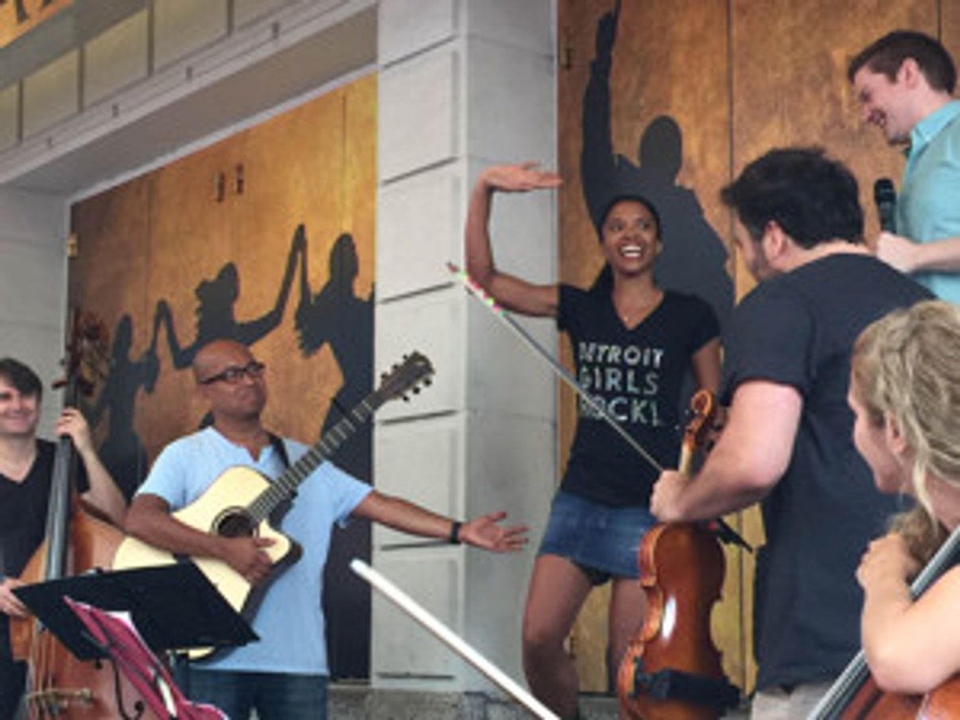 Photo Flash: Renee Elise Goldsberry Sends Off #Ham4Ham with Cut Song From HAMILTON  Image