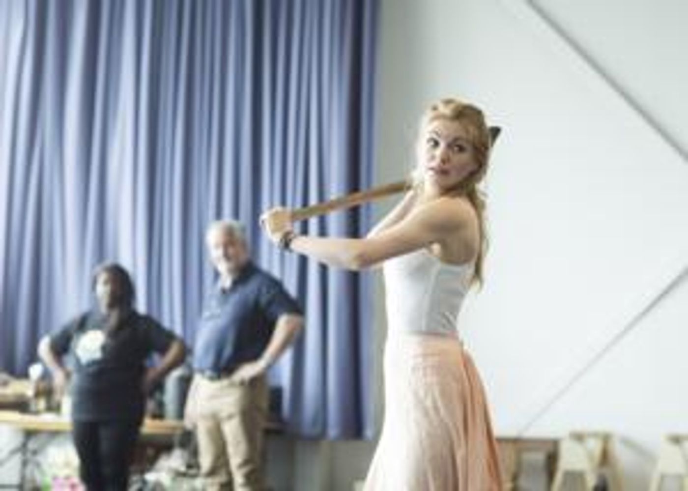 Photo Coverage: Gaumond and Pitt-Pulford In Rehearsal For SEVEN BRIDES FOR SEVEN BROTHERS!  Image