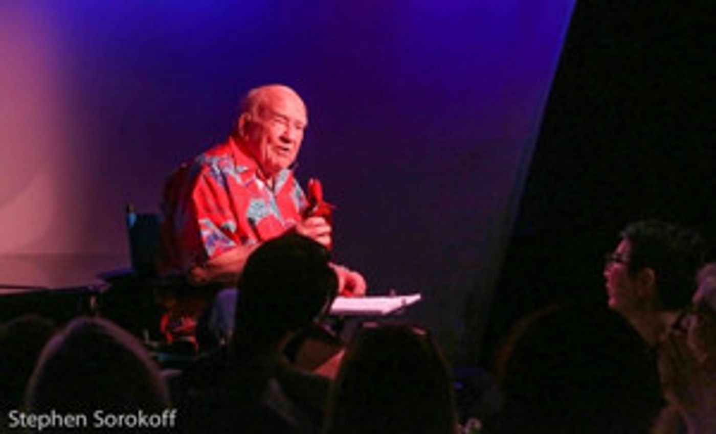 Photo Coverage: Ed Asner Brings A MAN AND HIS PROSTATE to the Metropolitan Room Photo Coverage: Ed Asner Brings A MAN AND HIS PROSTATE to the Metropolitan Room Image