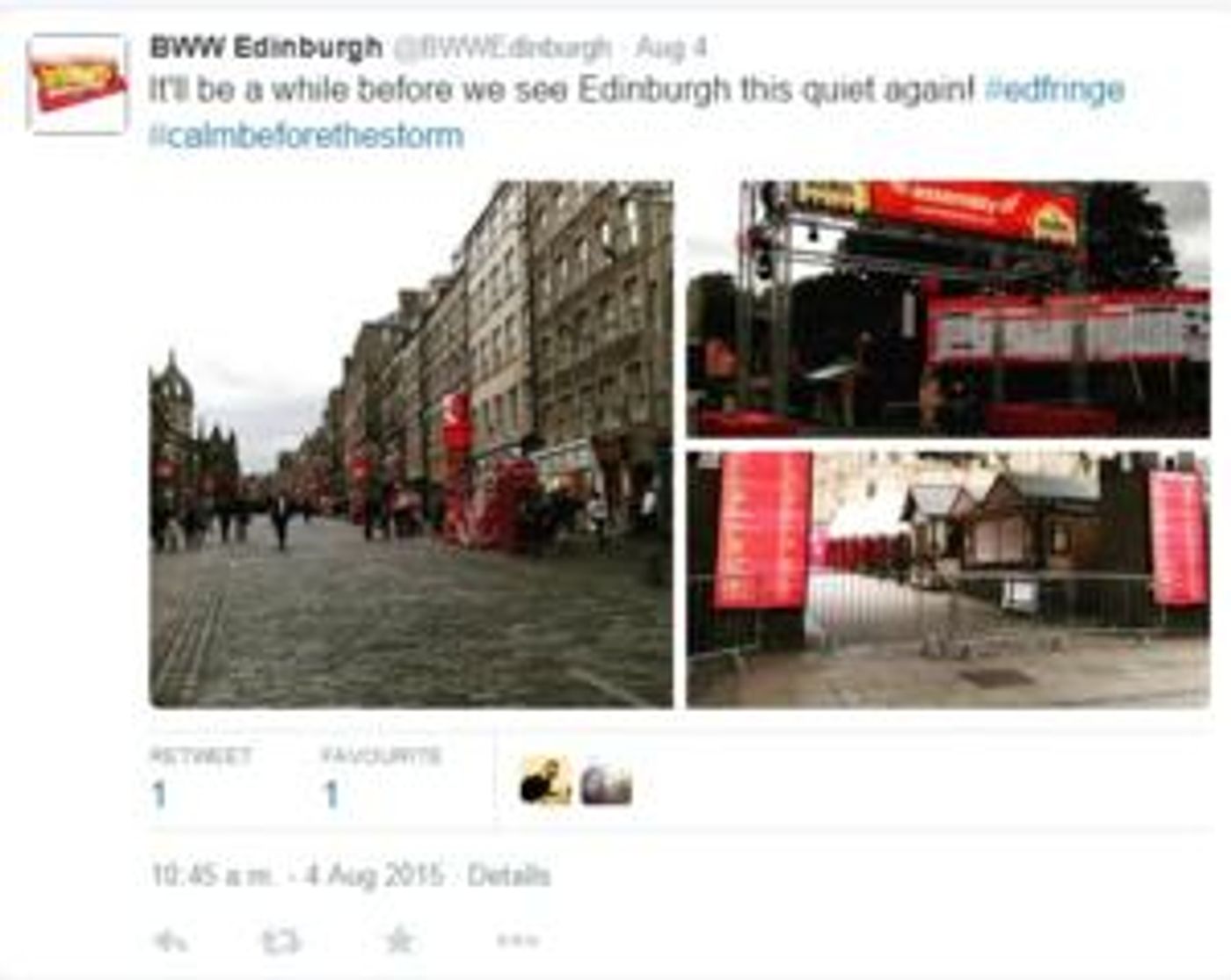 Photo Coverage: Edinburgh Fringe - BWW's Story So Far! Photo Coverage: Edinburgh Fringe - BWW's Story So Far! Image