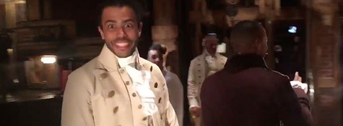 STAGE TUBE: Backstage and Ready to Bring It - HAMILTON Cast Preps for the GRAMMYS Video