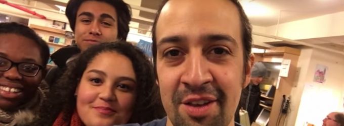 STAGE TUBE: Lin-Manuel Miranda Encourages Readers to Visit The Drama Book Shop in… Video