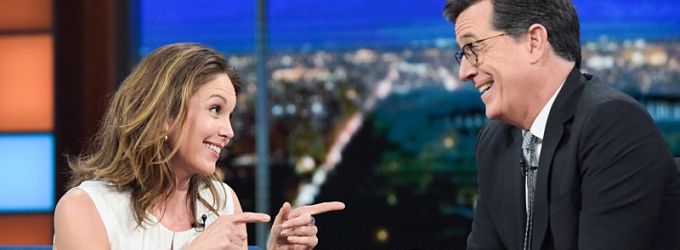 VIDEO: Diane Lane Talks Broadway's THE CHERRY ORCHARD on 'Late Show' Video