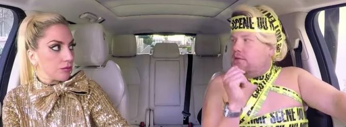 VIDEO: Lady Gaga Joins JAMES CORDEN for 'Carpool Karaoke'; Performs from 'Joanne' Video
