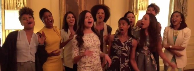STAGE TUBE: The Women of HAMILTON #Ham4Ham from the White House's Vermeil Room Video