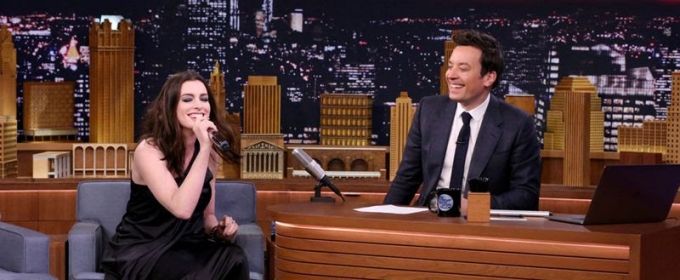 VIDEO: Anne Hathaway Performs Google Translated Songs on TONIGHT SHOW Video
