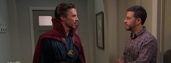 VIDEO: Jimmy Kimmel Hires Benedict Cumberbatch's DOCTOR STRANGE & Things Don't Go As… Video