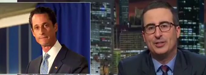 VIDEO: John Oliver Slams Anthony Weiner for Putting Clinton's Campaign In Peril on… Video