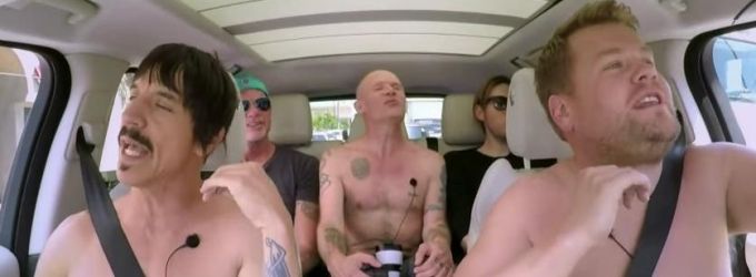 VIDEO: Red Hot Chili Peppers Hop Into JAMES CORDEN's Carpool Karaoke Video