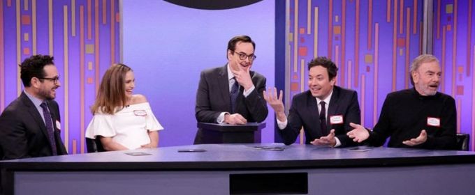 VIDEO: Neil Diamond, Natalie Portman & J.J. Abrams Play 'Password' on TONIGHT Video