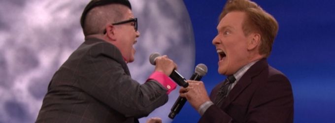 VIDEO: 'Orange Is the New Black' Star Lea DeLaria & Conan Scat Some Jazz Video