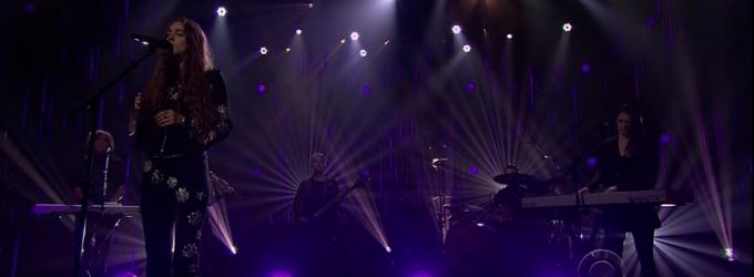 VIDEO: Birdy Performs 'Keeping Your Head Up' on LATE LATE SHOW Video