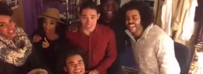 VIDEO: Andrew Chapelle, the Schuyler Sisters, and the HAMILTON Cast Wish Lin-Manuel… Video