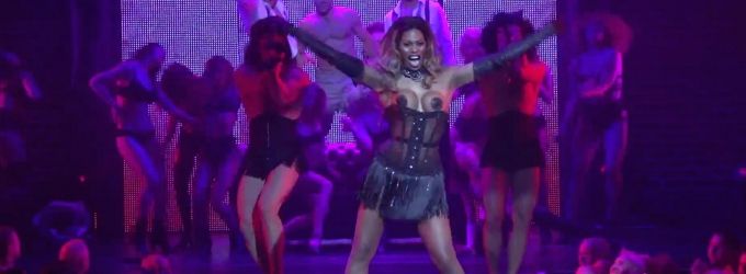 STAGE TUBE: Laverne Cox Strips Down, Steams Up 25th Annual BROADWAY BARES! Video