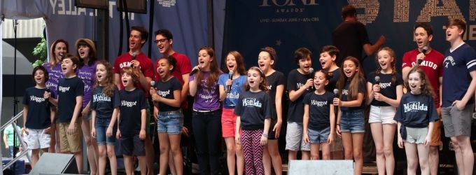 TV: MATILDA Company Take Their Voices from the Shubert Theatre to Shubert Alley! Video