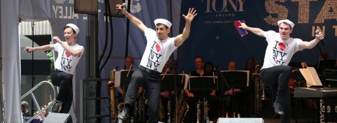TV: ON THE TOWN Cast Sings of 'New York, New York' in Shubert Alley! Video