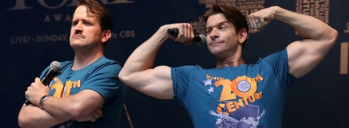TV: ON THE TWENTIETH CENTURY's Andy Karl & James Moye Face Off in the Alley! Video