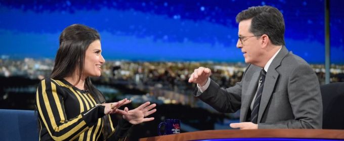 VIDEO: Idina Menzel on Performing at White House, Upcoming Tour & More on LATE SHOW Video