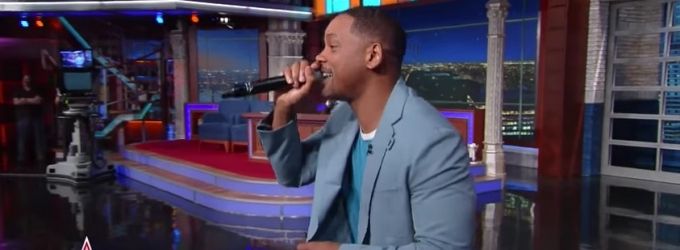 VIDEO: Will Smith Treats LATE SHOW Audience to Impromptu Performance of 'Summertime' Video