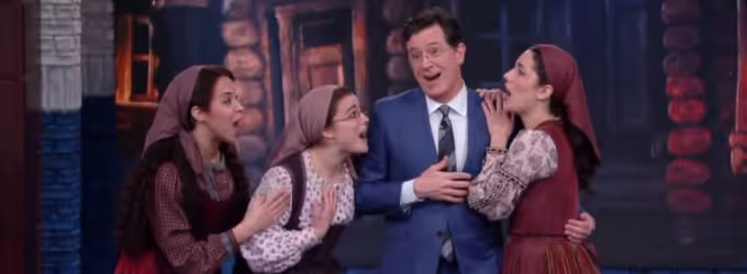 VIDEO: Tradition! FIDDLER ON THE ROOF Cast Joins Stephen Colbert to Perform Classics Video