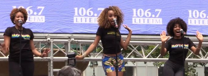TV: Bryant Park Gets Its Groove On with the Cast of MOTOWN! Video