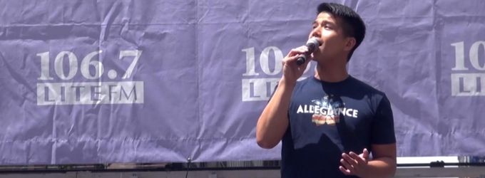 TV: Telly Leung & Elena Wang Bring New Broadway Musical ALLEGIANCE to Life in Bryant… Video