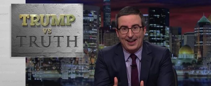 VIDEO: LAST WEEK's John Oliver Returns with Some 'Trump vs Truth' Questions! Video