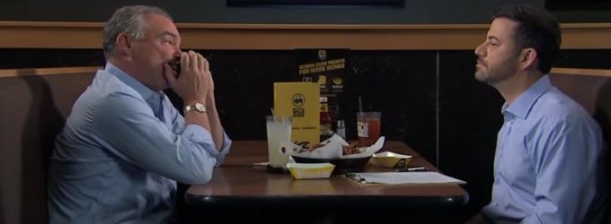 VIDEO: Jimmy Kimmel & VP Candidate Tim Kaine Face Off in Harmonica Battle Video