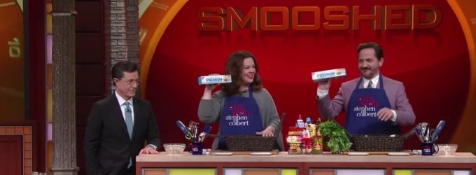 VIDEO: Melissa McCarthy and Ben Falcone Face Off in Messy 'Chopped' Competition on… Video