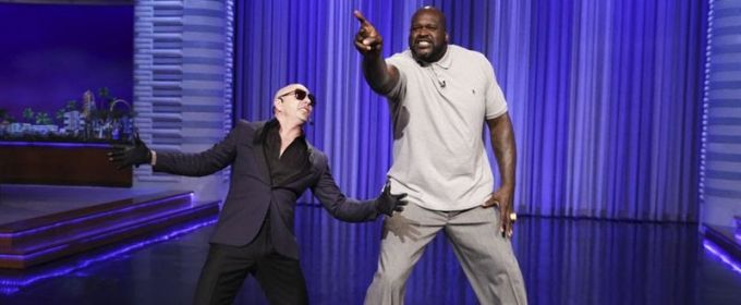 VIDEO: Pitbull & Shaq Face Off in TONIGHT SHOW Lip Sync Battle Video