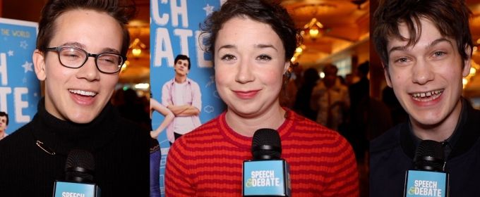 TV: Broadway Comes Out to Celebrate the SPEECH & DEBATE Premiere! Video