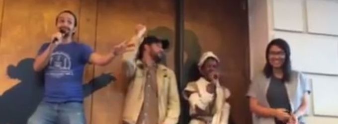 STAGE TUBE: Fans and LES MISERABLES Cast Member Compete for HAMILTON CD at… Video