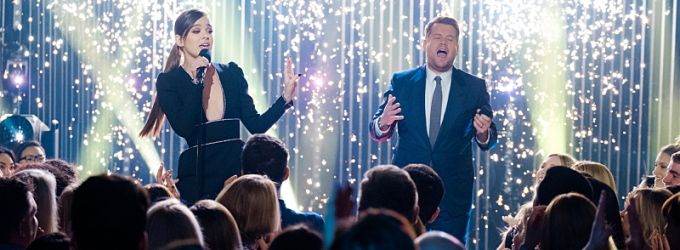 VIDEO: James Corden & Hailee Steinfeld Sing First Line of Popular Songs on LATE LATE… Video