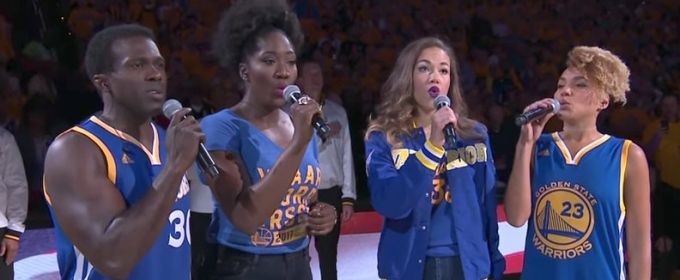 VIDEO: HAMILTON National Tour Cast Performs National Anthem at NBA Finals Video