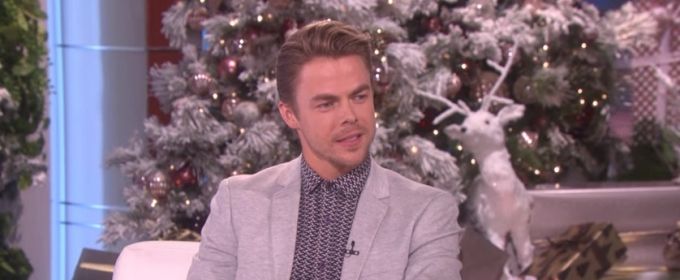 VIDEO: Derek Hough Talks HAIRSPRAY LIVE!; Mark Ballas Wedding & More on 'Ellen' Video