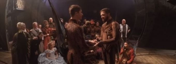 STAGE TUBE: WICKED's Flying Monkeys Get Engaged on Stage for Christmas Video