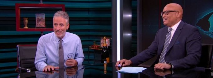 VIDEO: Jon Stewart Makes Surprise Visit to Final Episode of LARRY WILMORE Video