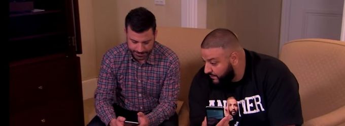 VIDEO: Jimmy Kimmel Enlists DJ Khaled as His Snapchat Coach Video