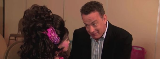 VIDEO: Tom Hanks Spoofs 'Toddlers & Tiaras' on JIMMY KIMMEL Video