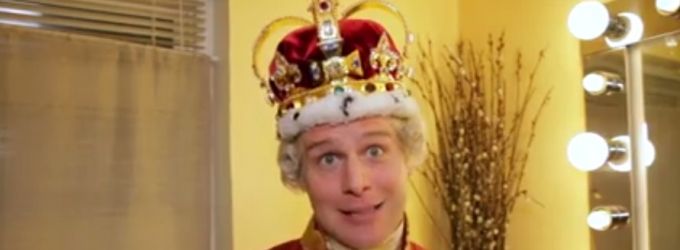 VIDEO: Awesome! Wow! Jonathan Groff Promos 'Olivier Awards' as HAMILTON's King… Video